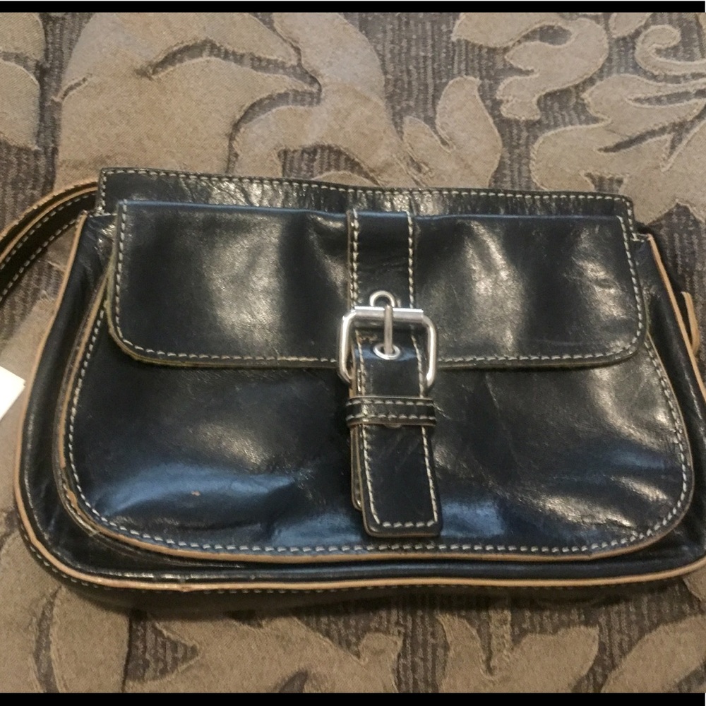 Leather wristlet, wallet, clutch, purse
